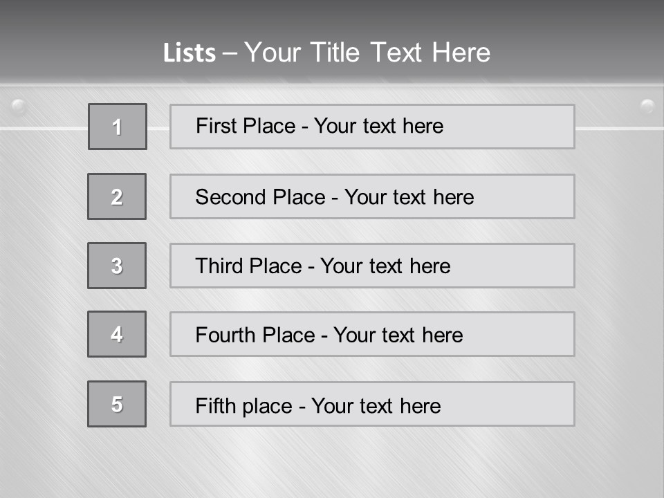 Bar Illustration Template PowerPoint Template