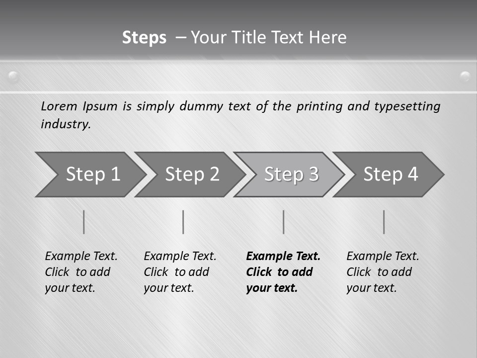 Bar Illustration Template PowerPoint Template