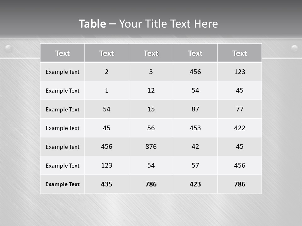 Bar Illustration Template PowerPoint Template