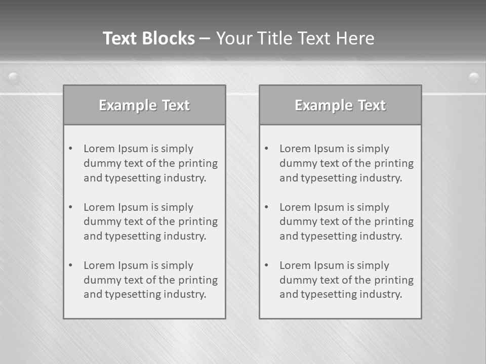 Bar Illustration Template PowerPoint Template