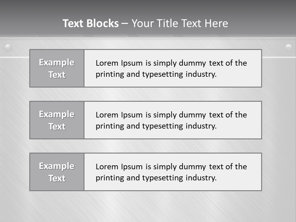 Bar Illustration Template PowerPoint Template