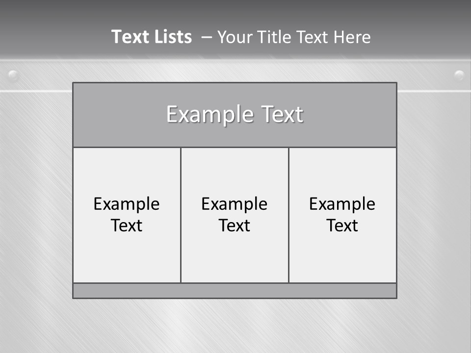 Bar Illustration Template PowerPoint Template