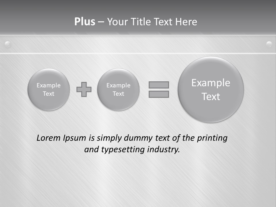 Bar Illustration Template PowerPoint Template