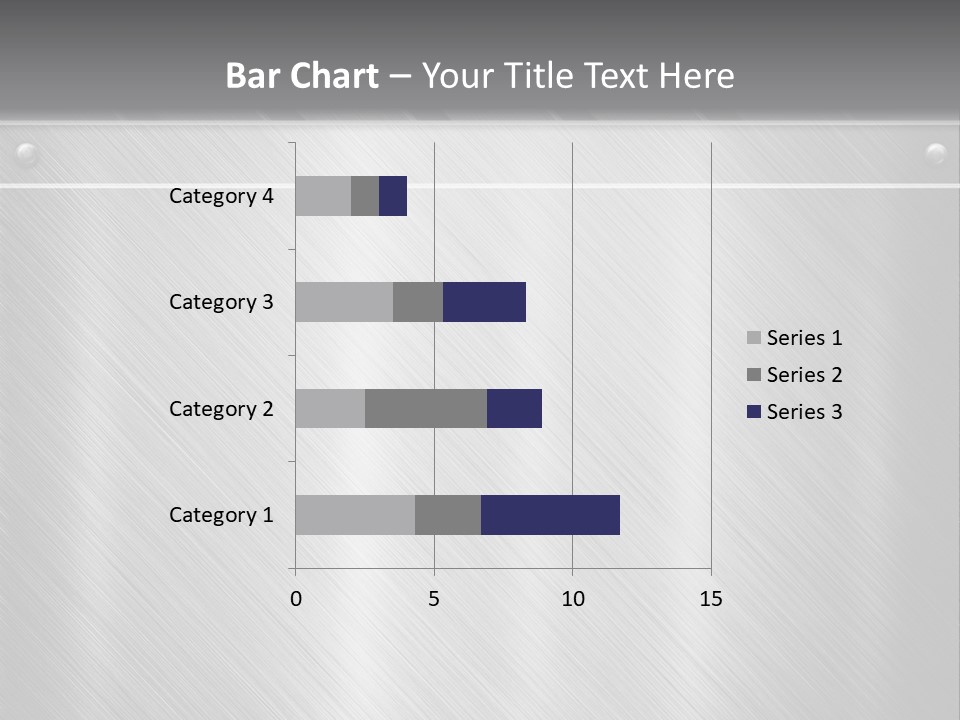 Bar Illustration Template PowerPoint Template