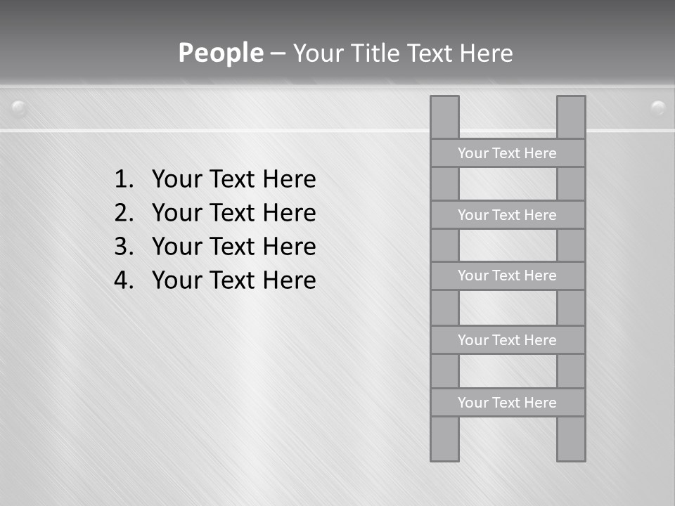 Bar Illustration Template PowerPoint Template