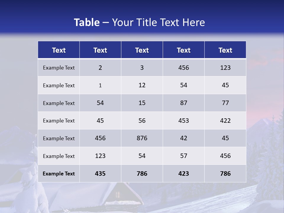 Night Card Wood PowerPoint Template