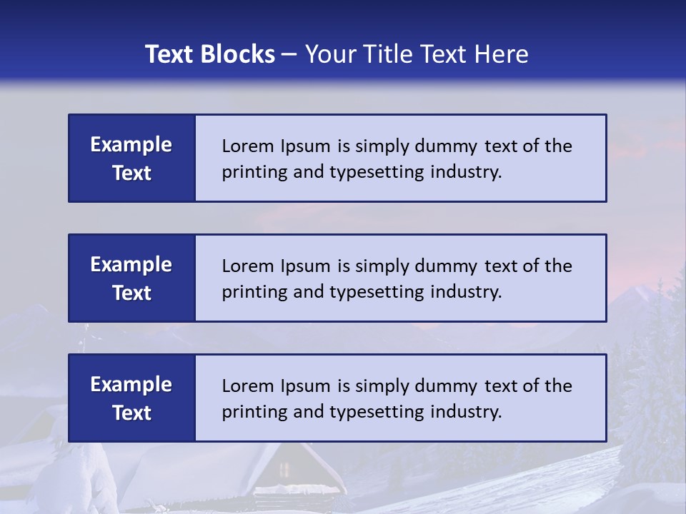 Night Card Wood PowerPoint Template