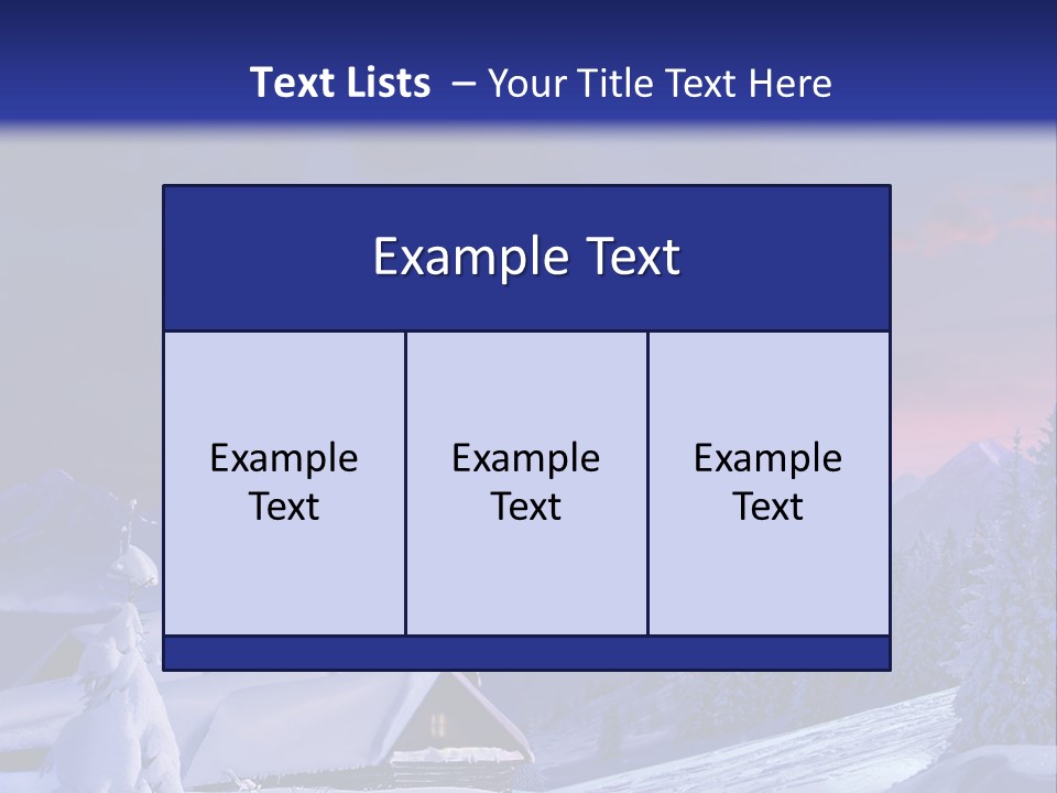 Night Card Wood PowerPoint Template