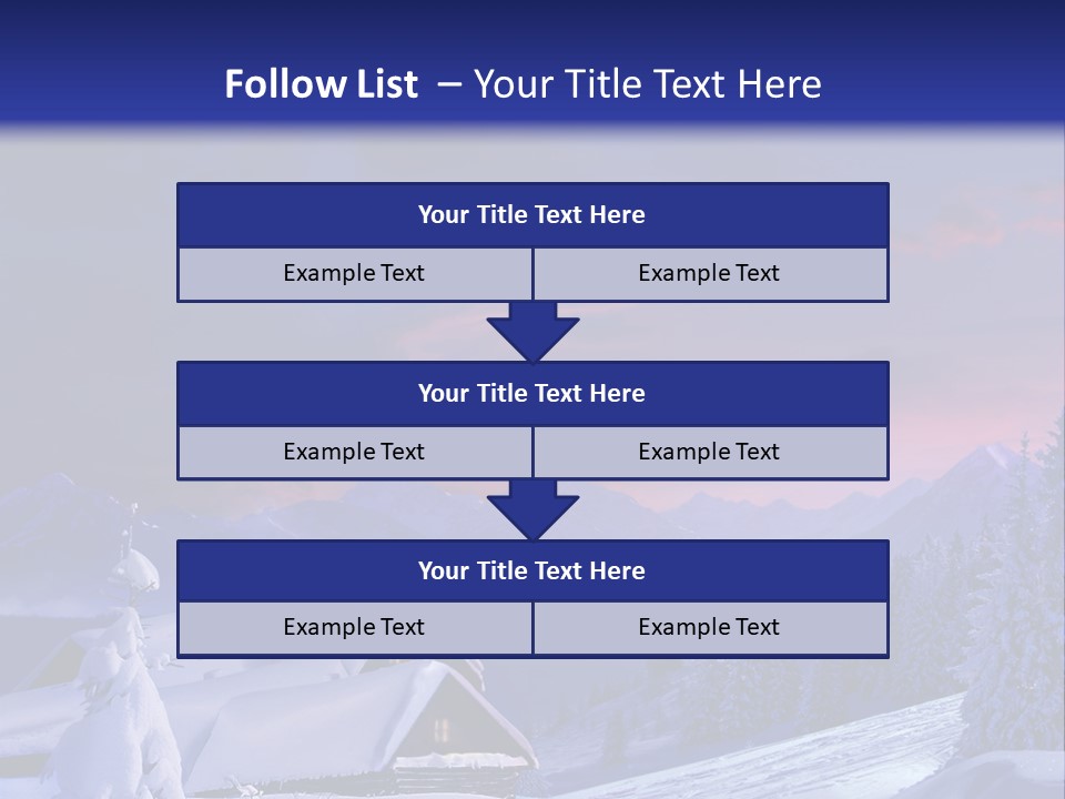 Night Card Wood PowerPoint Template