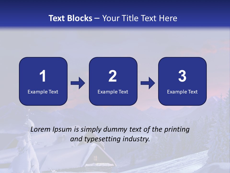 Night Card Wood PowerPoint Template