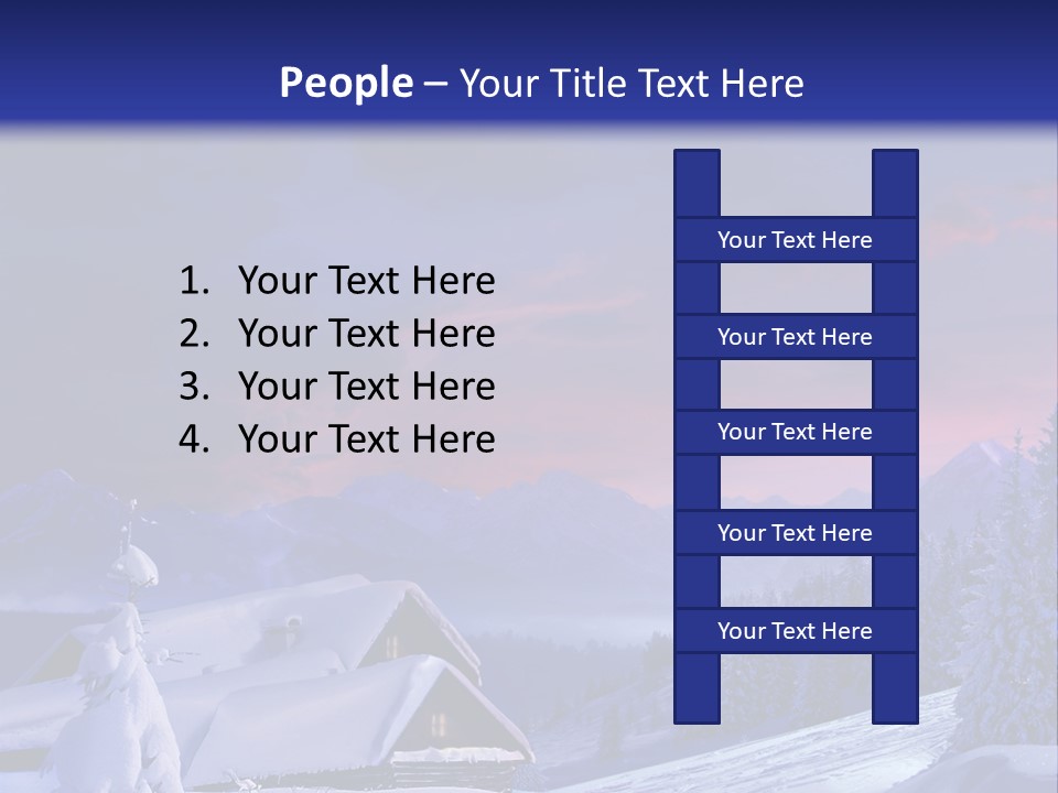 Night Card Wood PowerPoint Template