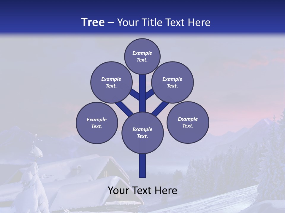 Night Card Wood PowerPoint Template