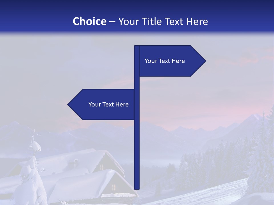 Night Card Wood PowerPoint Template