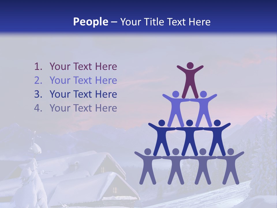 Night Card Wood PowerPoint Template