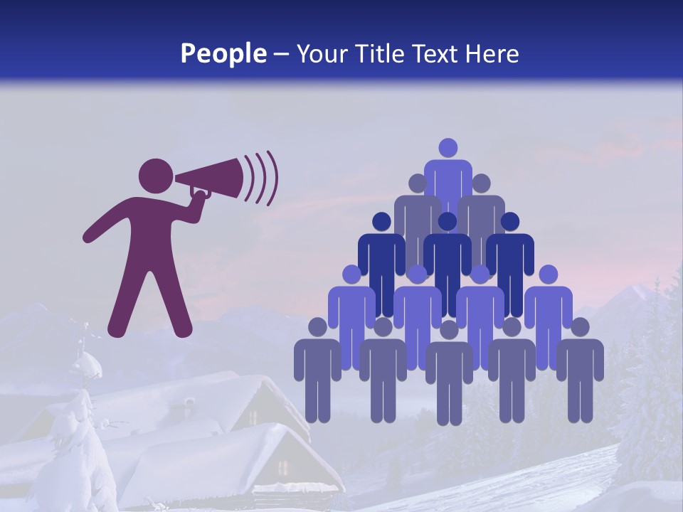 Night Card Wood PowerPoint Template