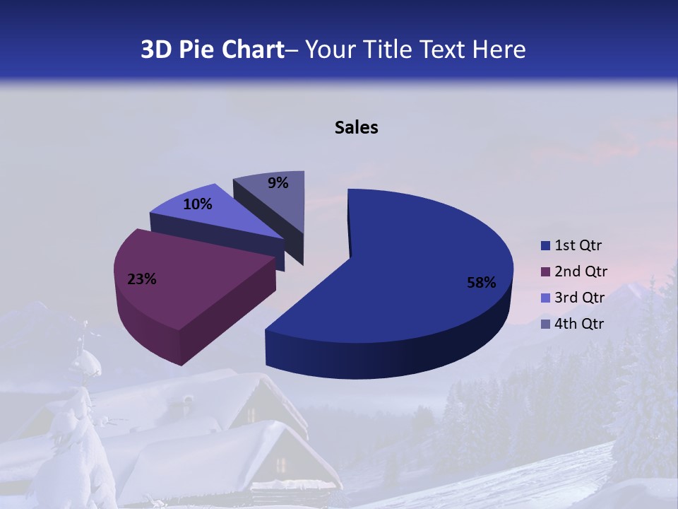 Night Card Wood PowerPoint Template