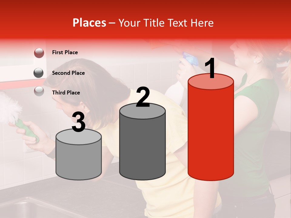 Domestic Sponge Household PowerPoint Template