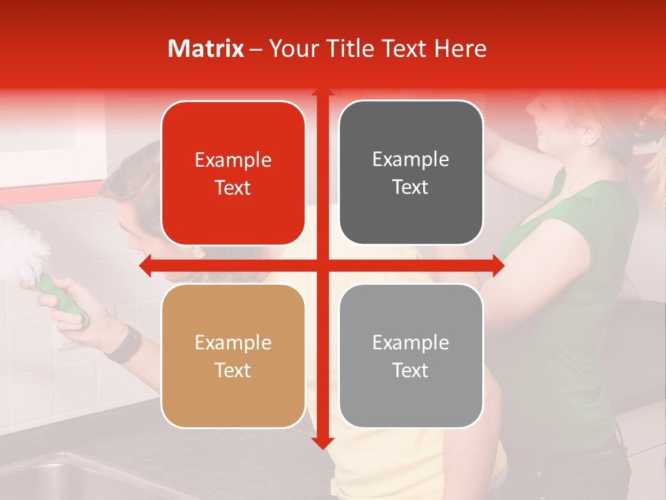Domestic Sponge Household PowerPoint Template