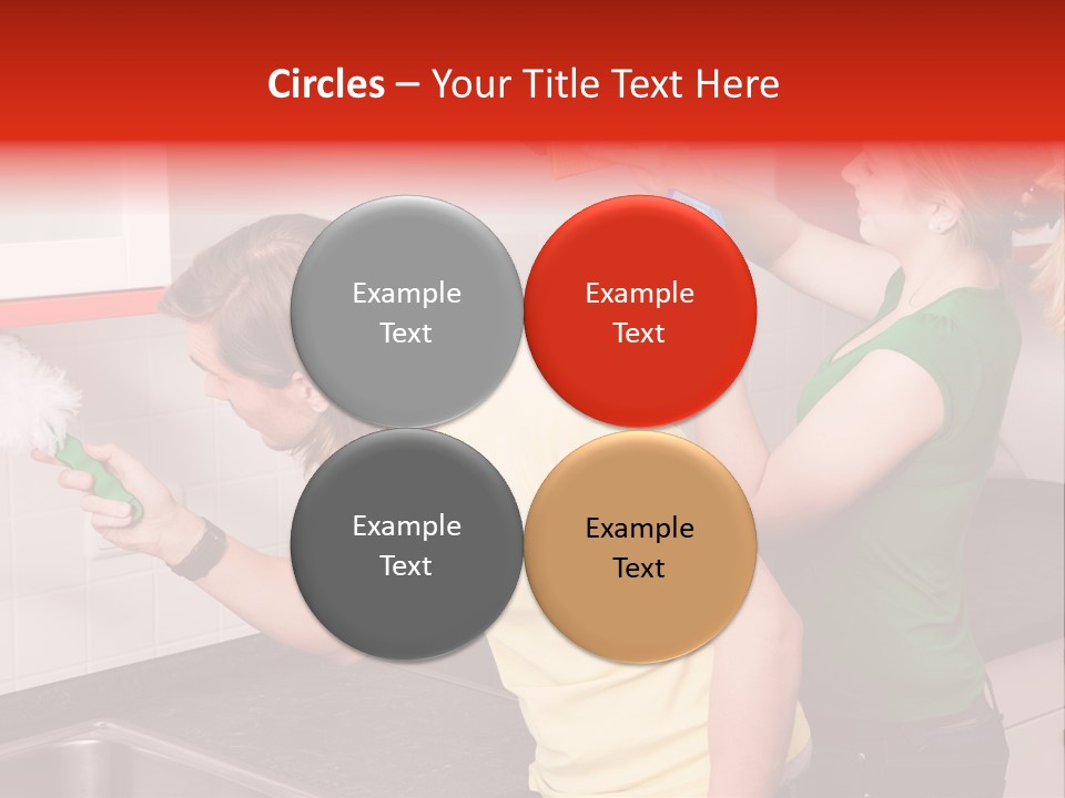 Domestic Sponge Household PowerPoint Template