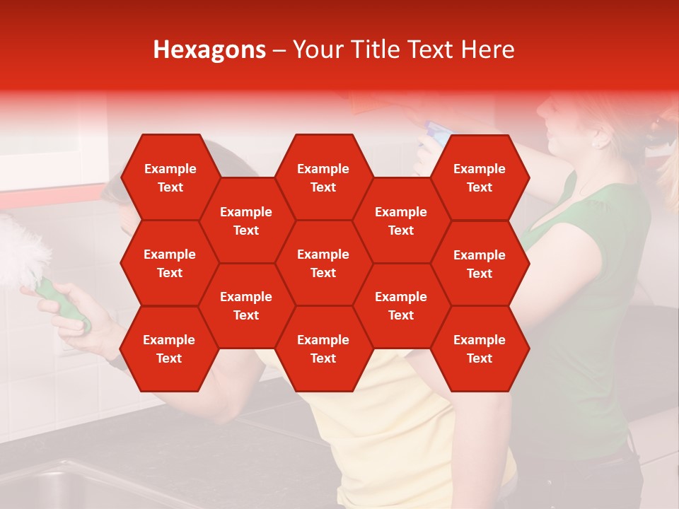 Domestic Sponge Household PowerPoint Template