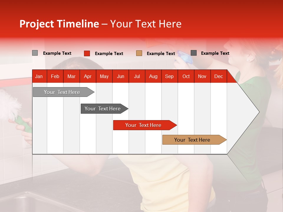 Domestic Sponge Household PowerPoint Template