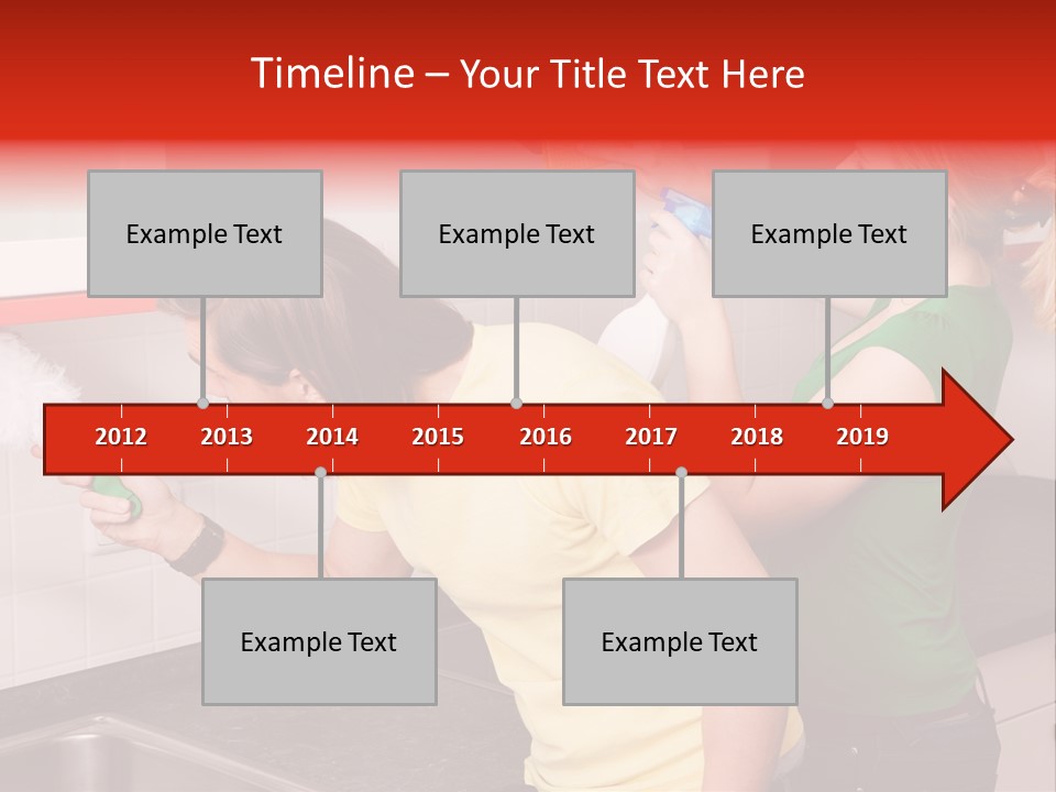 Domestic Sponge Household PowerPoint Template