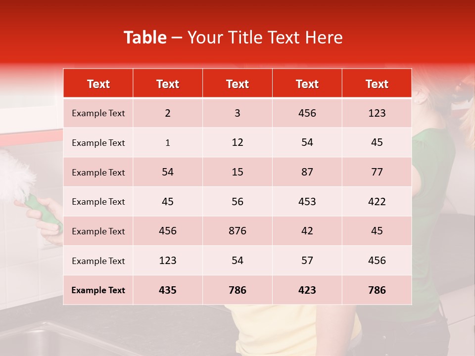Domestic Sponge Household PowerPoint Template