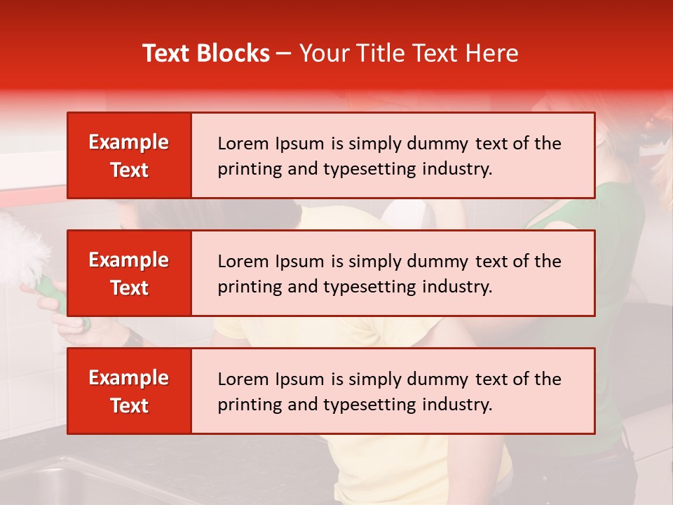 Domestic Sponge Household PowerPoint Template