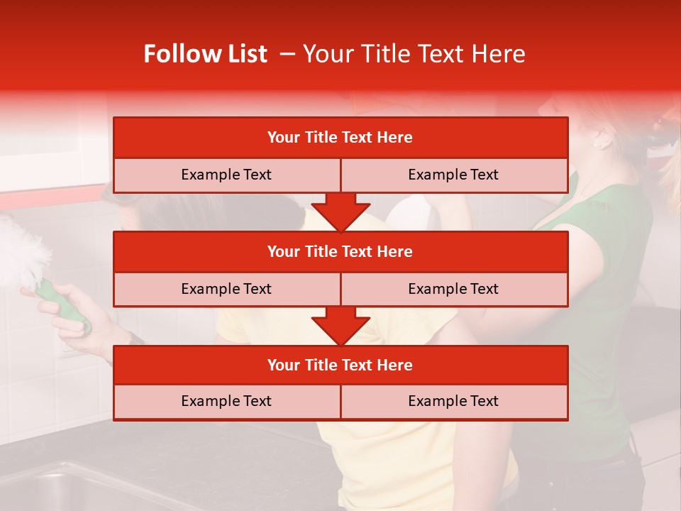Domestic Sponge Household PowerPoint Template