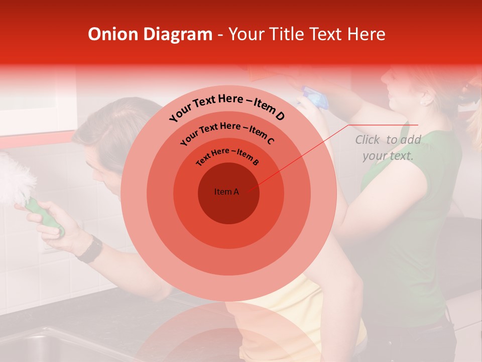 Domestic Sponge Household PowerPoint Template
