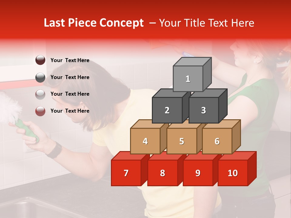 Domestic Sponge Household PowerPoint Template