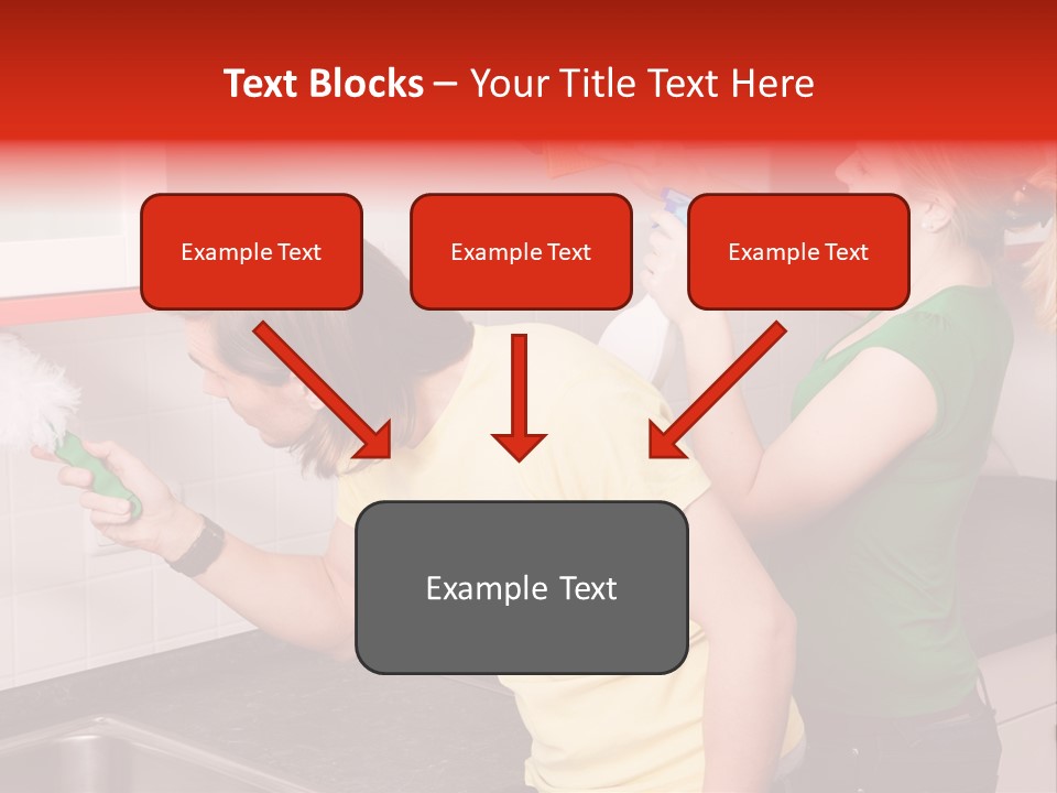 Domestic Sponge Household PowerPoint Template