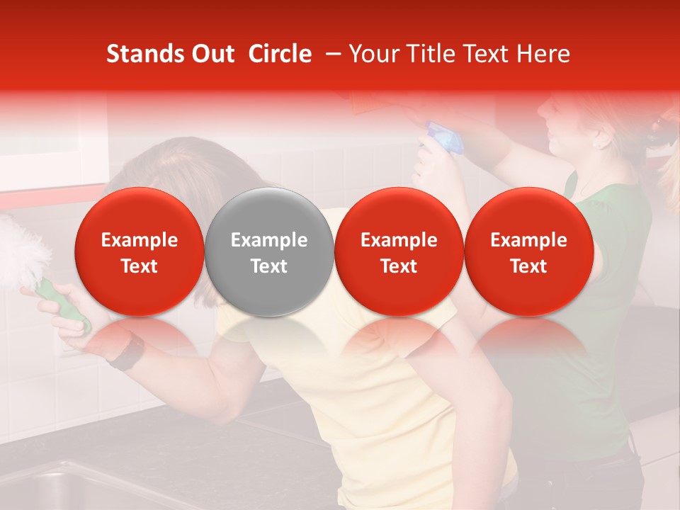 Domestic Sponge Household PowerPoint Template