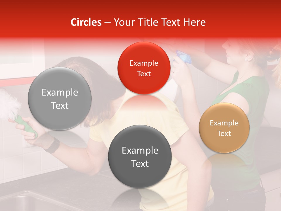 Domestic Sponge Household PowerPoint Template