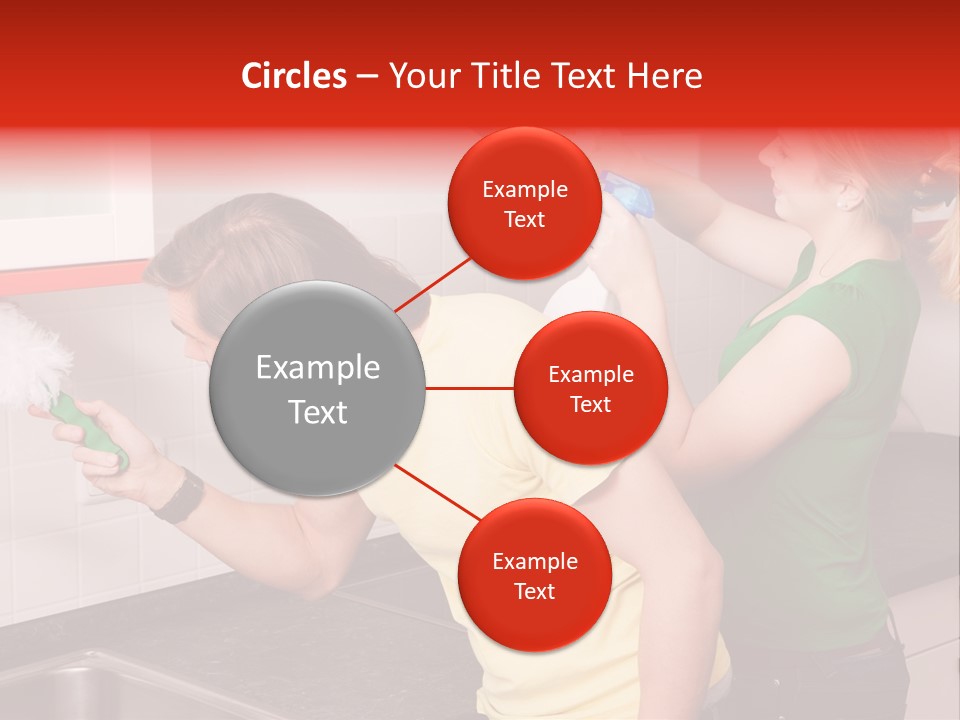 Domestic Sponge Household PowerPoint Template