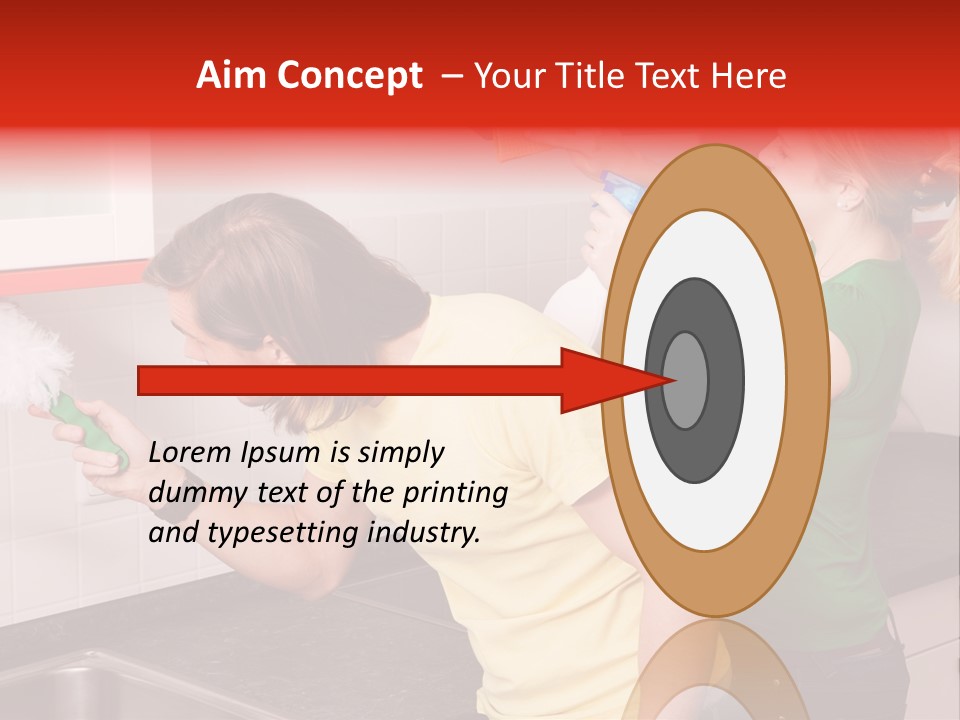 Domestic Sponge Household PowerPoint Template