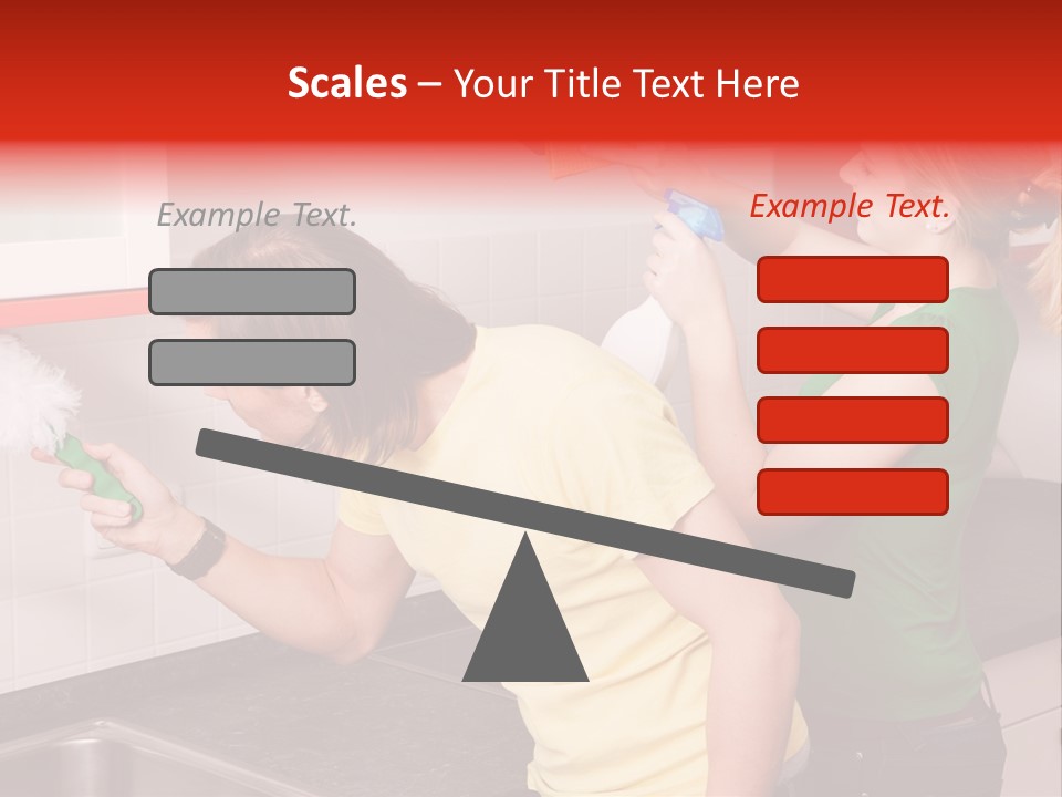 Domestic Sponge Household PowerPoint Template