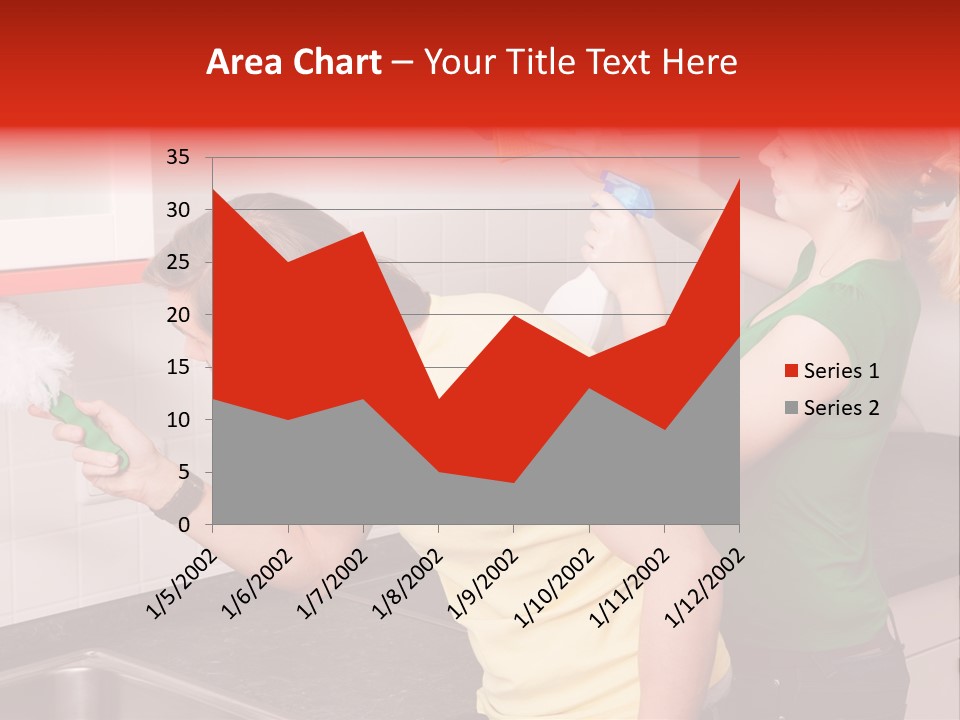 Domestic Sponge Household PowerPoint Template