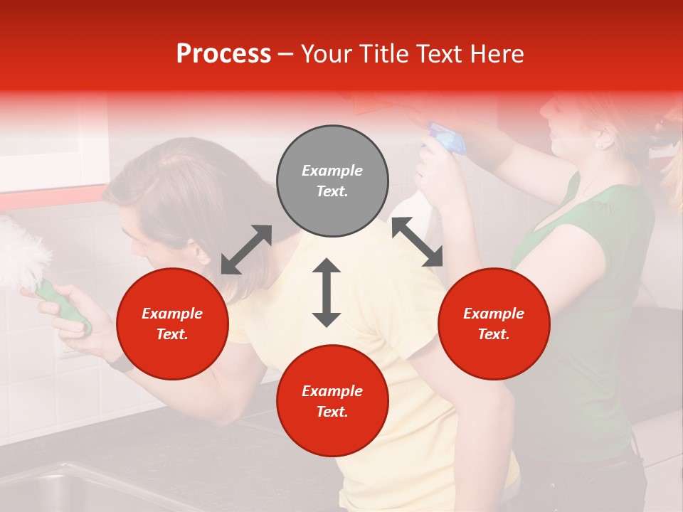 Domestic Sponge Household PowerPoint Template