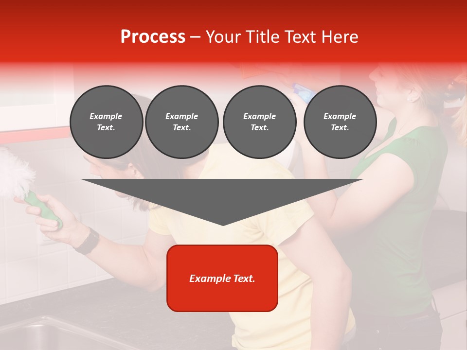 Domestic Sponge Household PowerPoint Template