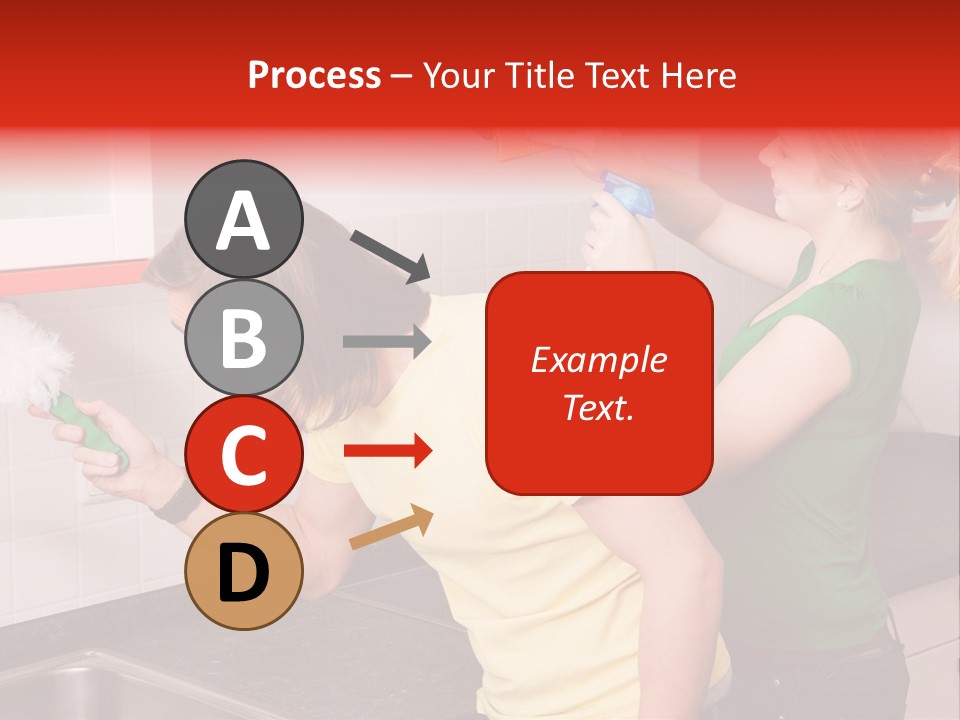 Domestic Sponge Household PowerPoint Template
