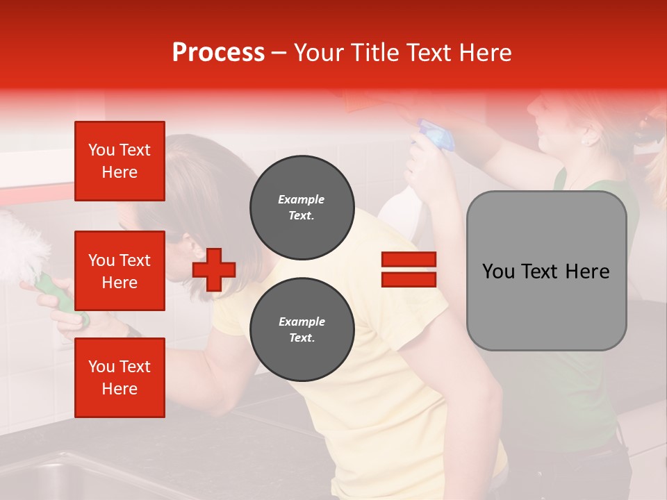 Domestic Sponge Household PowerPoint Template
