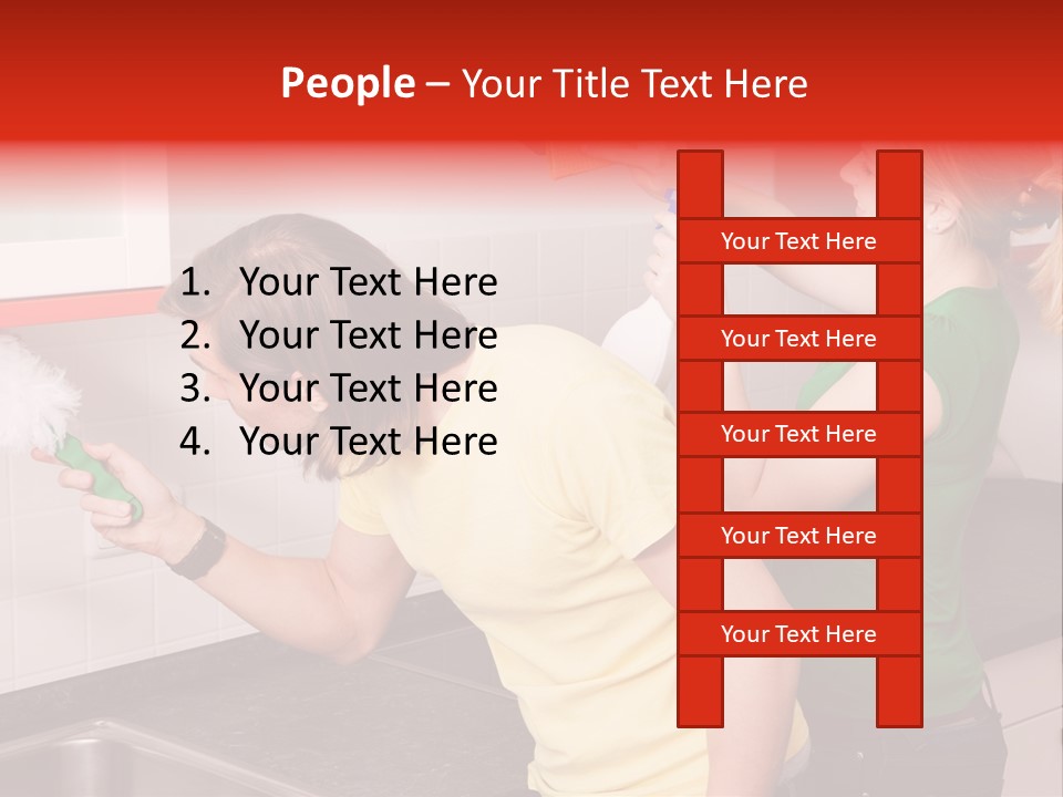 Domestic Sponge Household PowerPoint Template