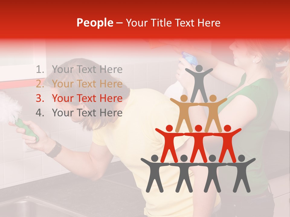 Domestic Sponge Household PowerPoint Template