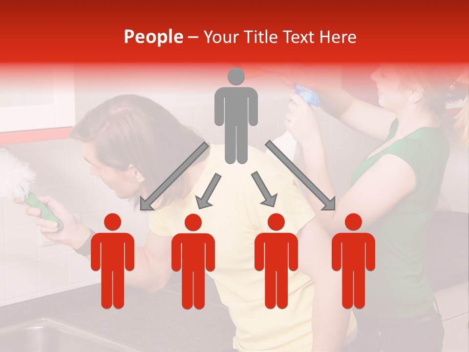 Domestic Sponge Household PowerPoint Template