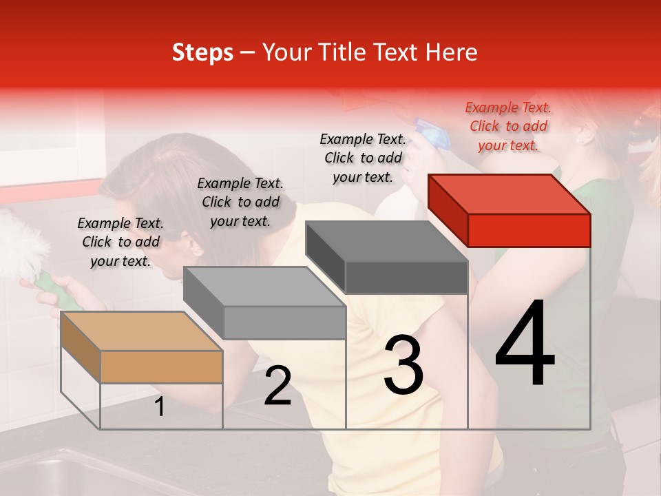 Domestic Sponge Household PowerPoint Template