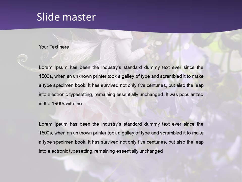 Cute Fairy Magic PowerPoint Template