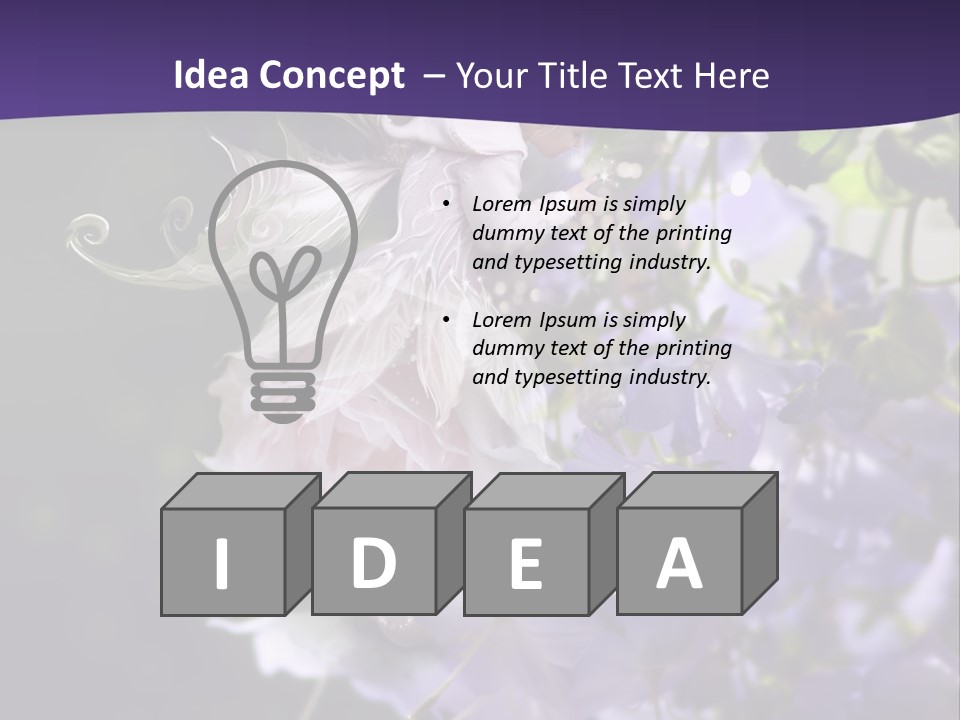 Cute Fairy Magic PowerPoint Template