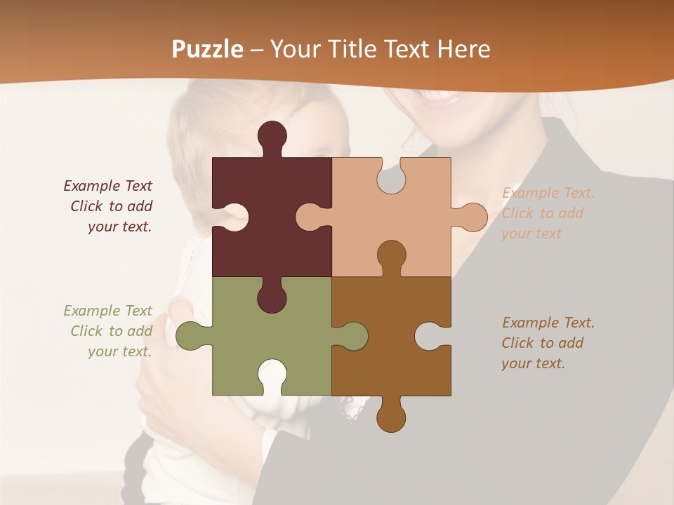 Kid Newborn Childhood PowerPoint Template