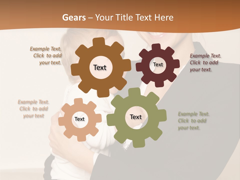 Kid Newborn Childhood PowerPoint Template